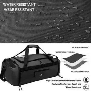 Bags | Foldable Duffel Bag Backpack With Shoe Compartment  display picture 1